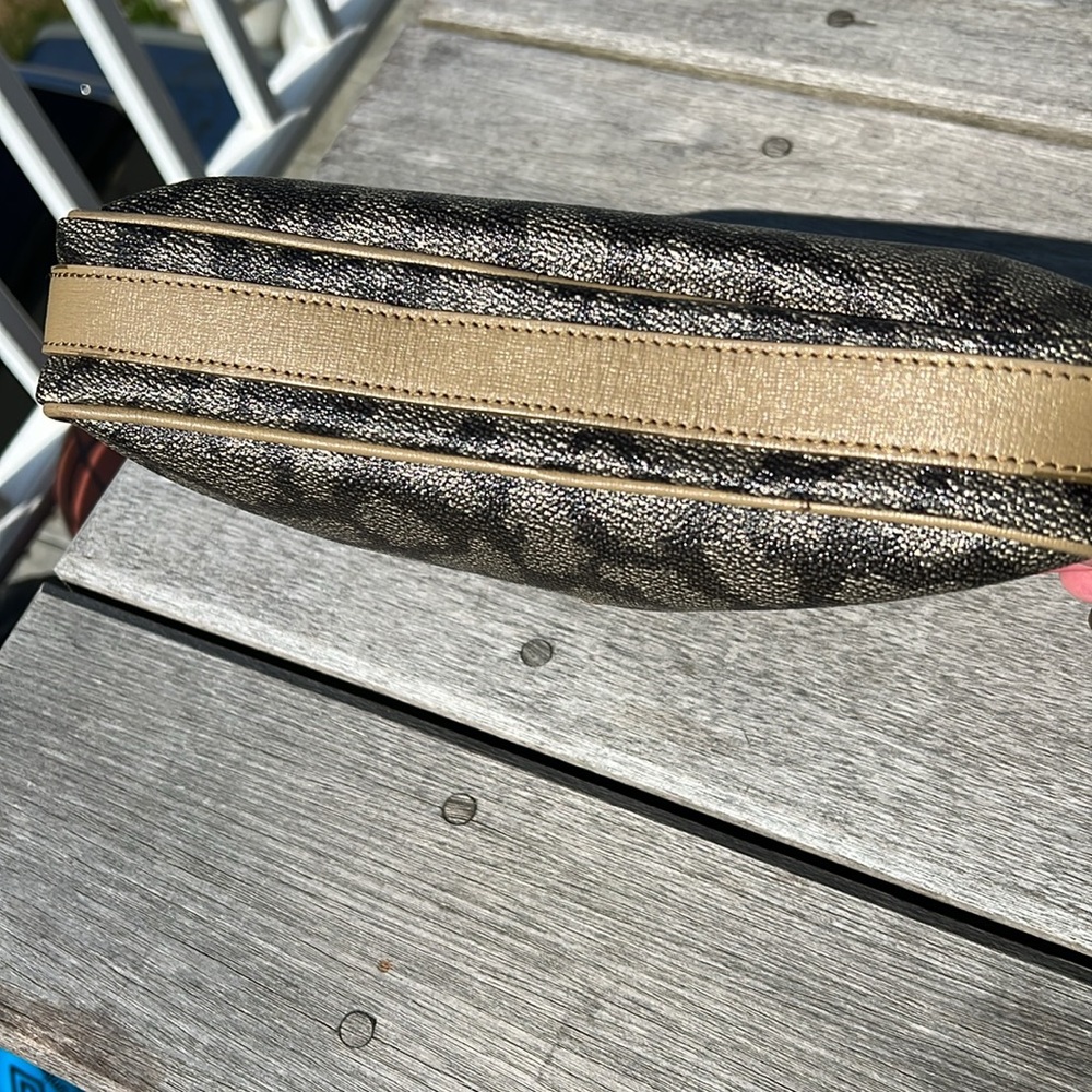 Yves Saint Laurent YSL Black & Gray Giraffe Print Clutch / Makeup Case Vintage - Picture 10 of 14